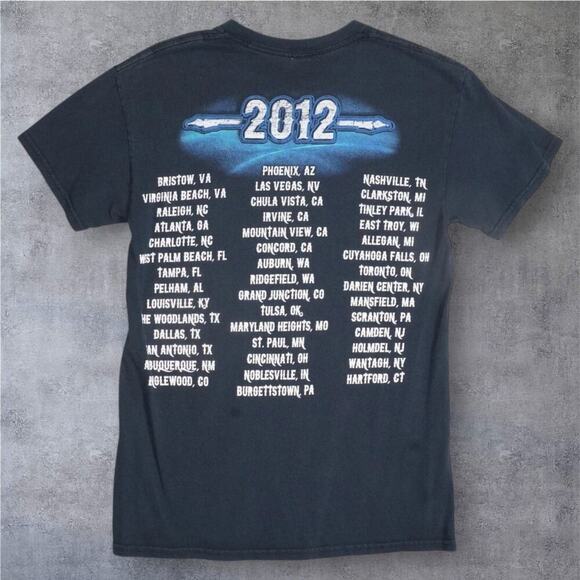 Vintage 2012 KISS “The Tour” Concert T-Shirt – Gildan Heavy Cotton – Size Small - Picture 6 of 6